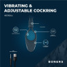 Boners Cockring ajustable vibrant Adjust Vibes 10 Vibrations